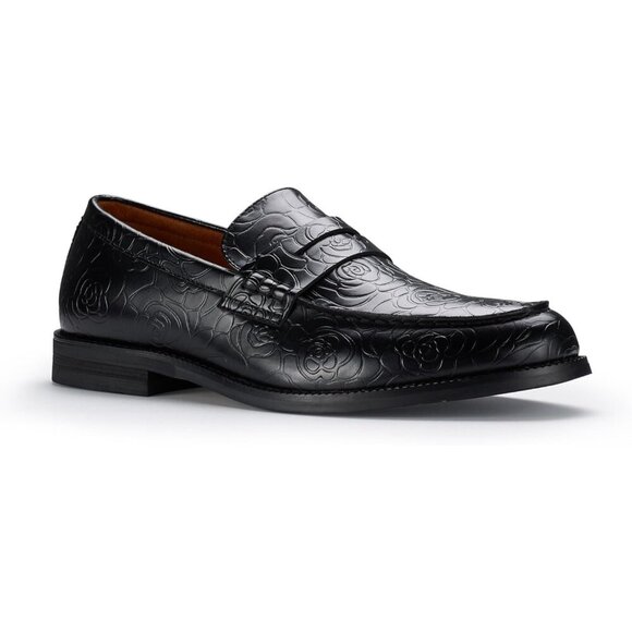 〽️Men\'s Rose Black Aldo Collection Slip On Penny Driving Moccasins Loafer main image 5